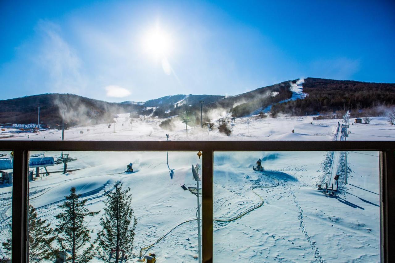 Songhua Lake Qingshan Snow View Apartment 지린시 외부 사진