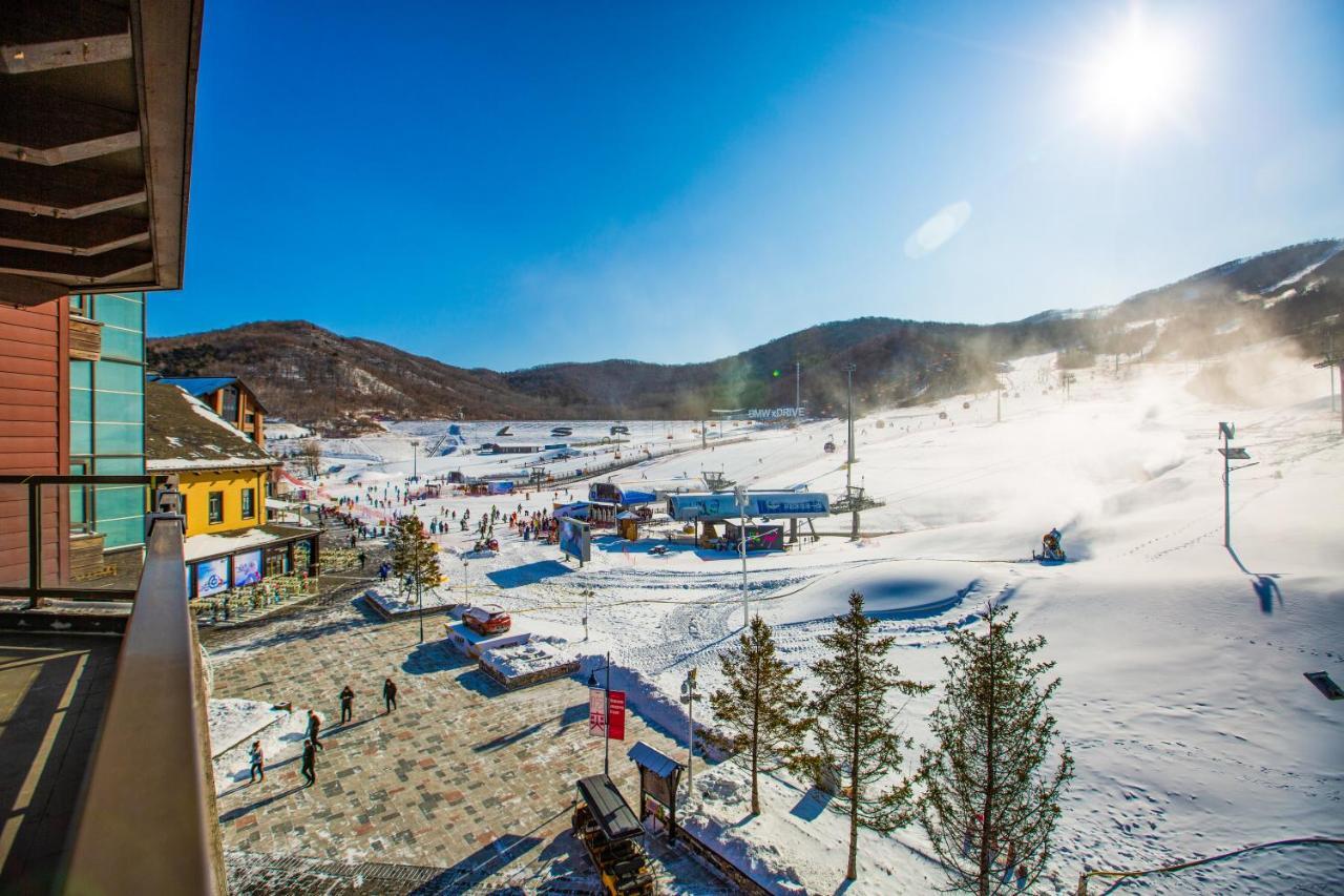 Songhua Lake Qingshan Snow View Apartment 지린시 외부 사진